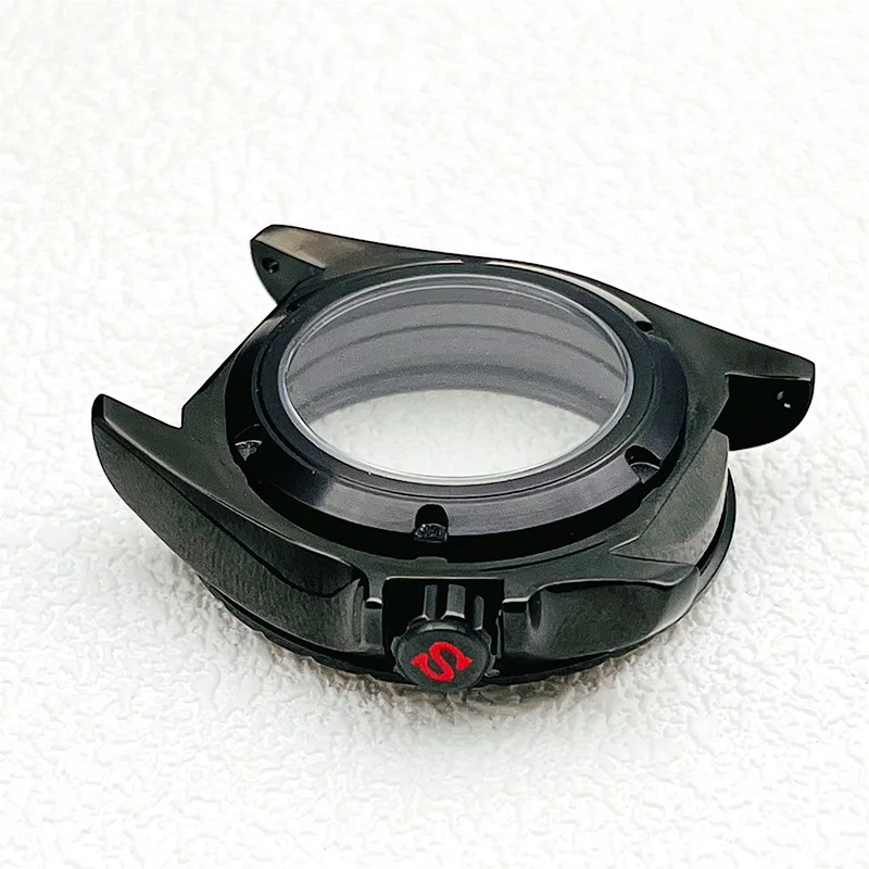 Black SKX007 Watch Case NH34 NH35 Case Fit For NH34 NH35 NH36 4R35 7S26 Movement SKX007 SRPD Transparent Back Cover Watch Cases - Image 5