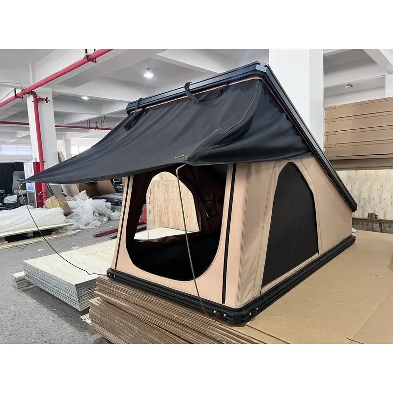 

Aluminium Triangle Camping SUV RoofTop Hard Shell Cover Car Roof Top Tent Sale naturehike