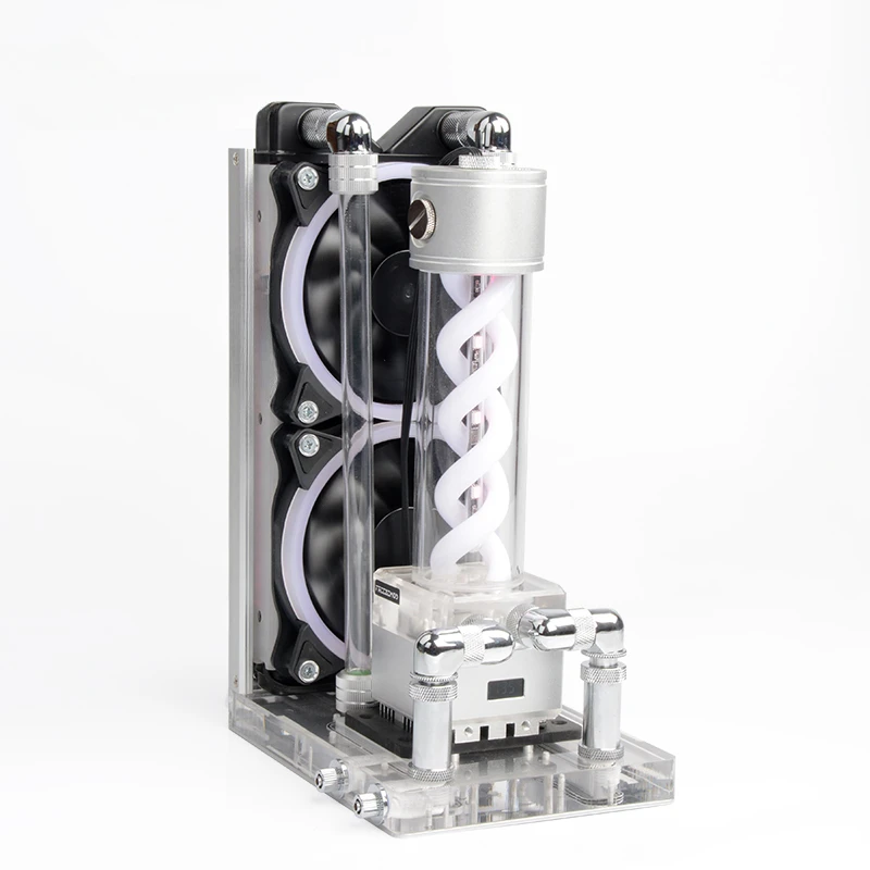Laptop water-cooled hard tube set full configuration temperature display