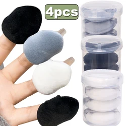 Mini Finger Powder Loose Makeup Puff Set Sponge Face Concealer Cream Soft Delicate Cosmetic Tools Reusable Velvet Puff with Box