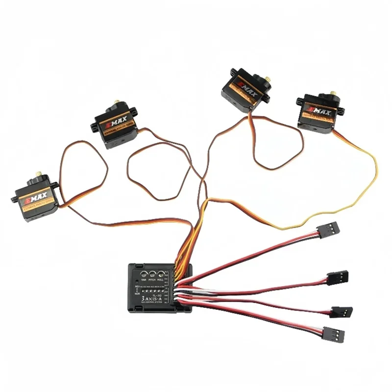 

Hot-TL70 3-Axis Gyro Flight Controller–For RC FPV Drone Auto Balance Stabilizer For Helicopters Fixed-Wing Airplanes