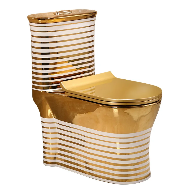 

Luxury Manually Flush Ceramic Toilet Bowl - One Piece Intelligent Design