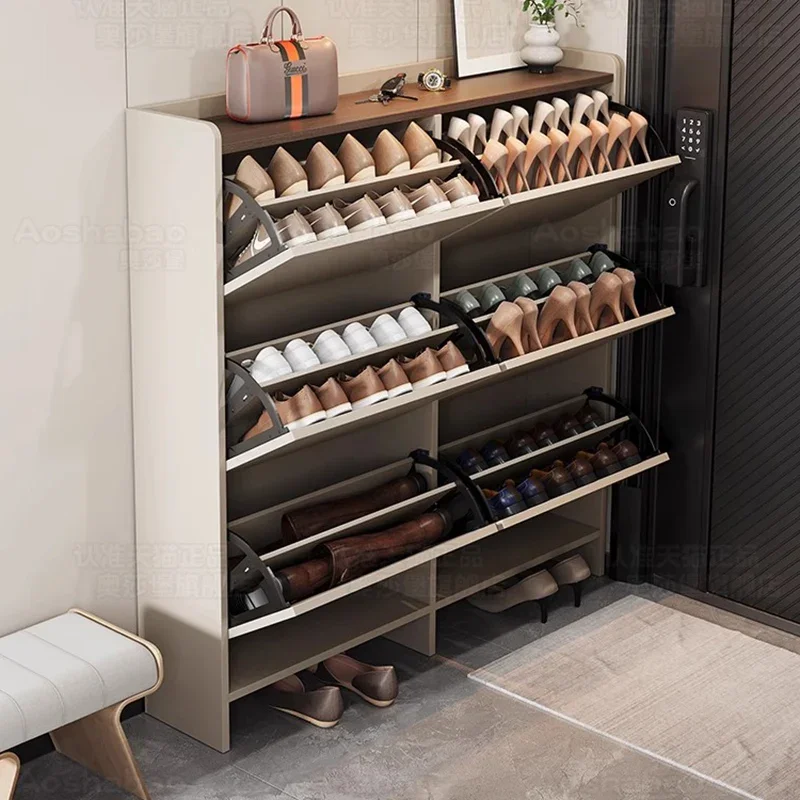 Slippers Vertical Shoe Cabinet Storage Organizer Mobile Display Living Room Designer Shoe Shelf Modern Muebles Home Furniture