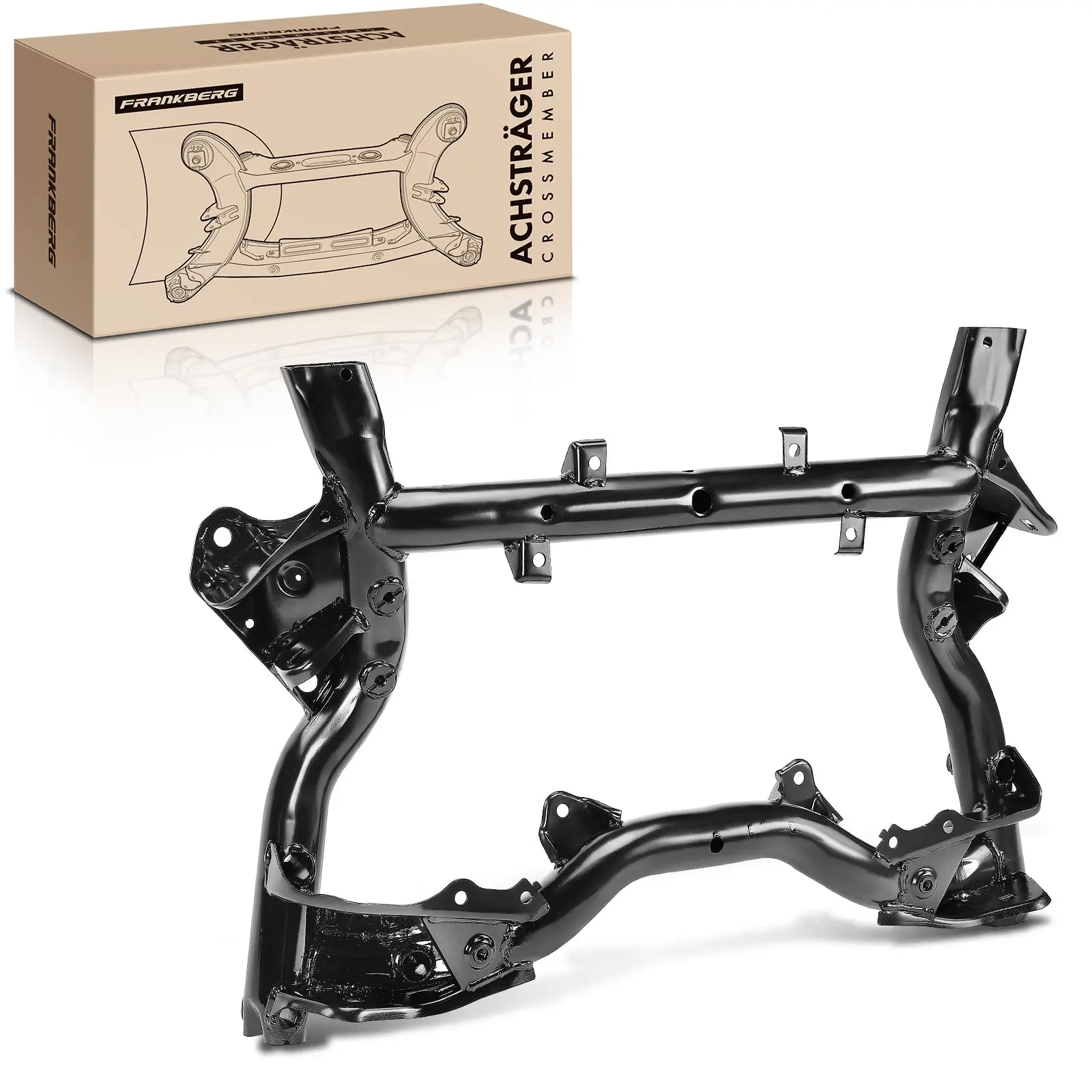 Frankberg 1x Asbehuizing Asdrager motorbeugel vooras voor Mercedes-Benz W204 S204 A207 C207 A2046281057 2046281057 2046281057