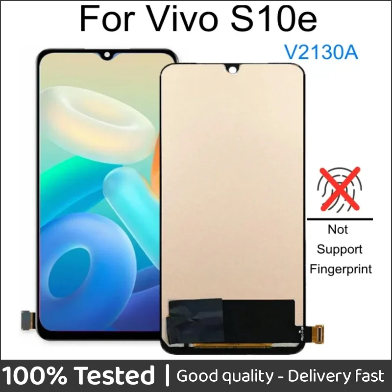 6.44'' TFT LCD For Vivo S10e  LCD Display Touch Screen Digitizer Assembly Replace For vivo V2130A 5G LCD