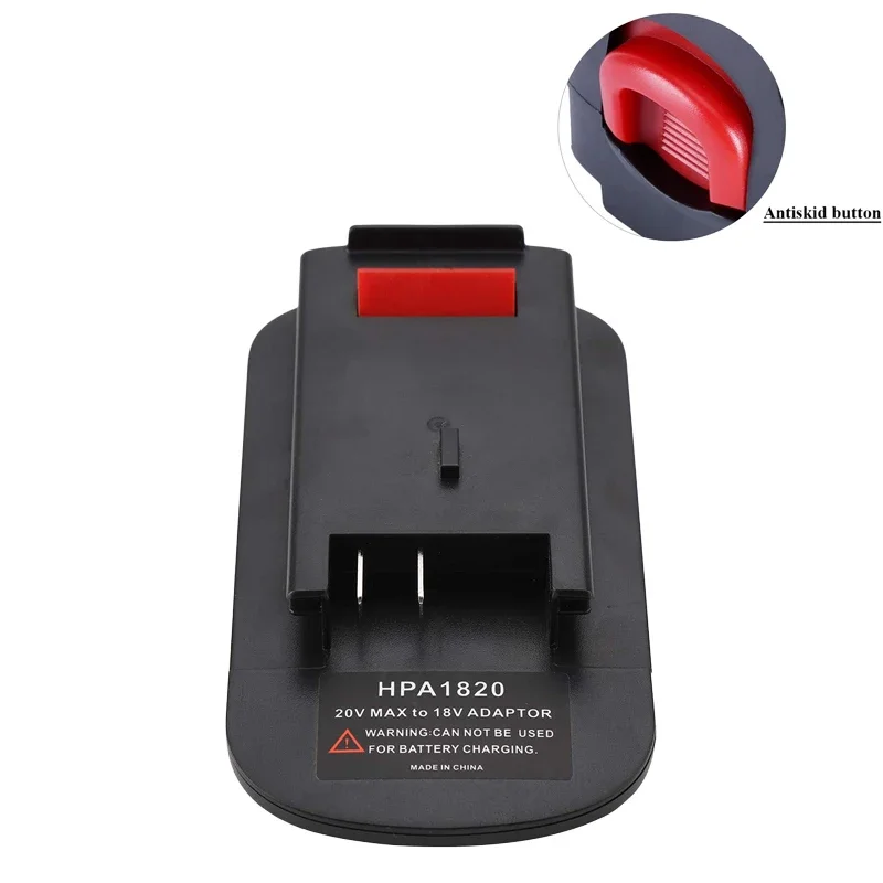 

HPA1820 Battery Converter Adapter for Black Decker/Stanley/Porter Cable 20V Max Lithium Battery for Black Decker 18V Power Tools