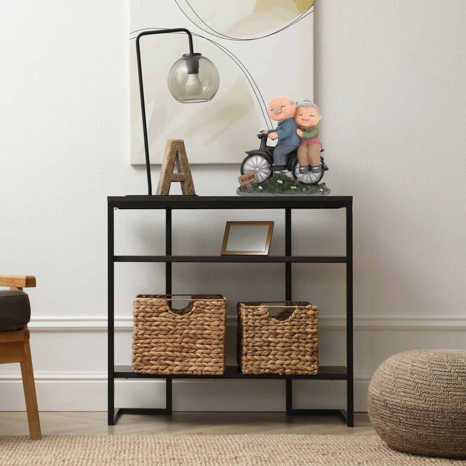 

Elderly Couple Resin Statue Unique Home Ornament Wedding Anniversary Birthday Gift Desktop Decoration Elderly Couple Figurines