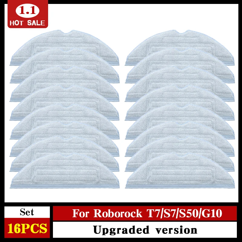 Mop Cloth Roborock S7 MaxV Ultra / S7 Accessories robot Vacuum Cleaner washable Cleaning Disposable Rag Replacement Parts