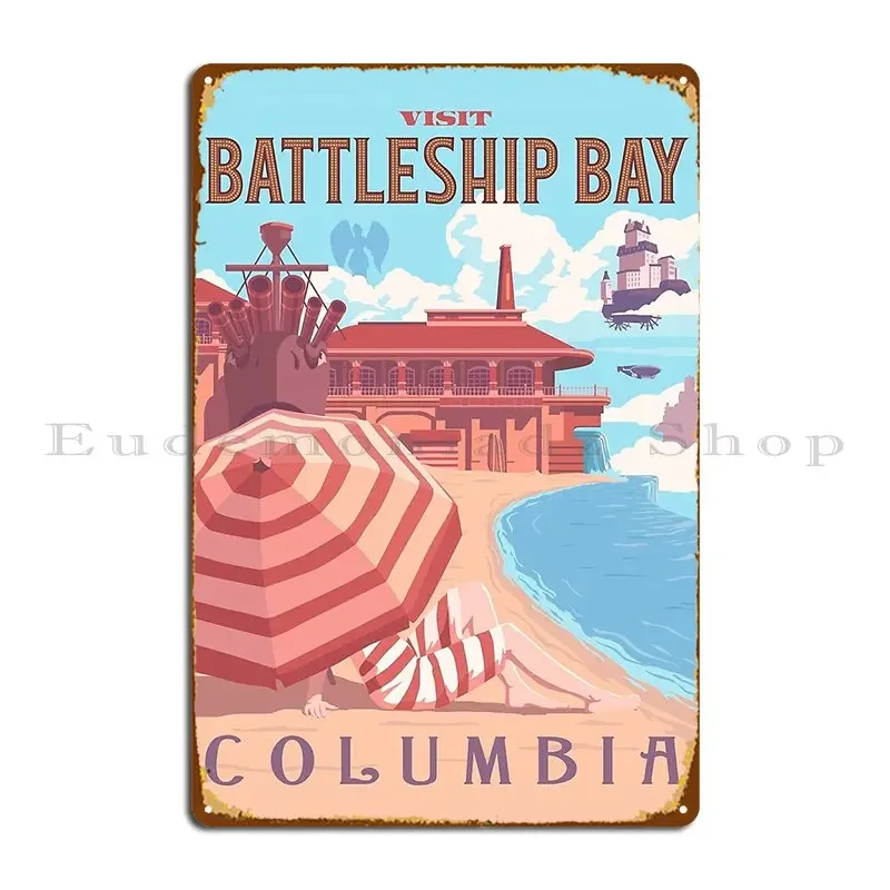 Columbia Poster Edeas Metal Sign Wall Plaque Designs Party Funny Living Room Tin Sign Poster