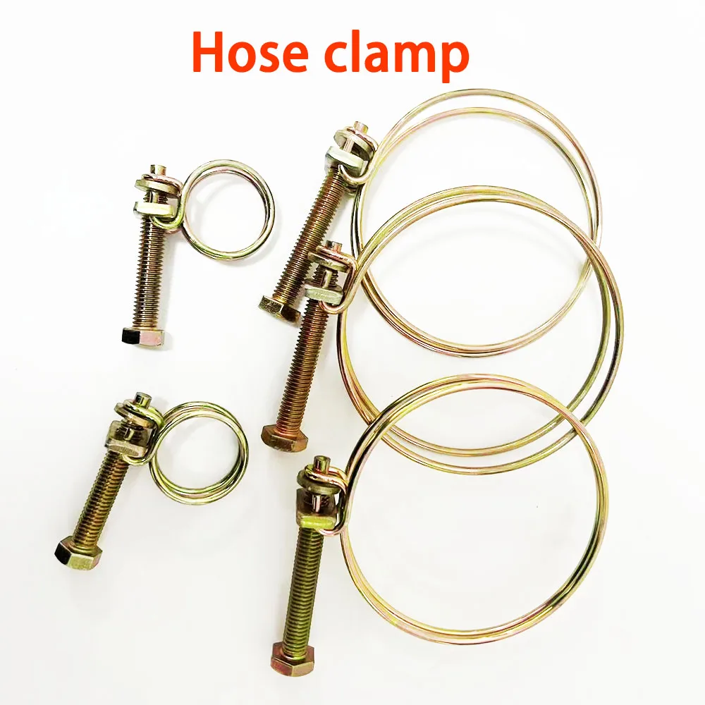 5 Double Wire Hose Clamp Fixed Assortment Kit Pipe Hoop 304 Stainless Steel Throat Hoop Pipe Clip