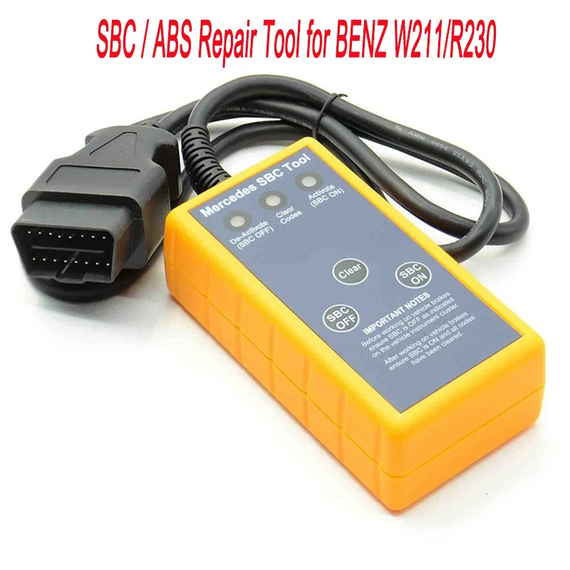 

2024 SBC Tool W211/R230 ABS/SBC Tool for Repair Code C249F for Merce-des benz SBC Reset Tool