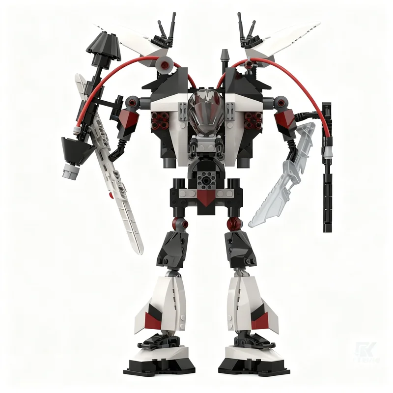 306 pièces MOC Exo Force Combiner Lightning Predator Modèle de construction Jouets Blocs Construction Idée créative Cadeaux de Noël Éducation