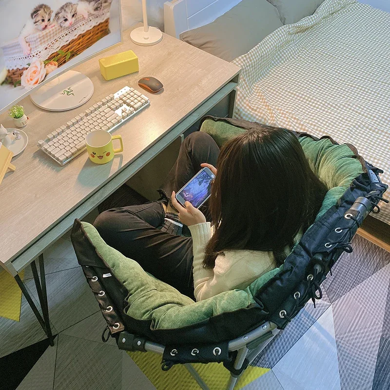 

Lazy Dormitory Sofa Chair Dormitory College Student Leisure Single Bedroom Balcony Folding