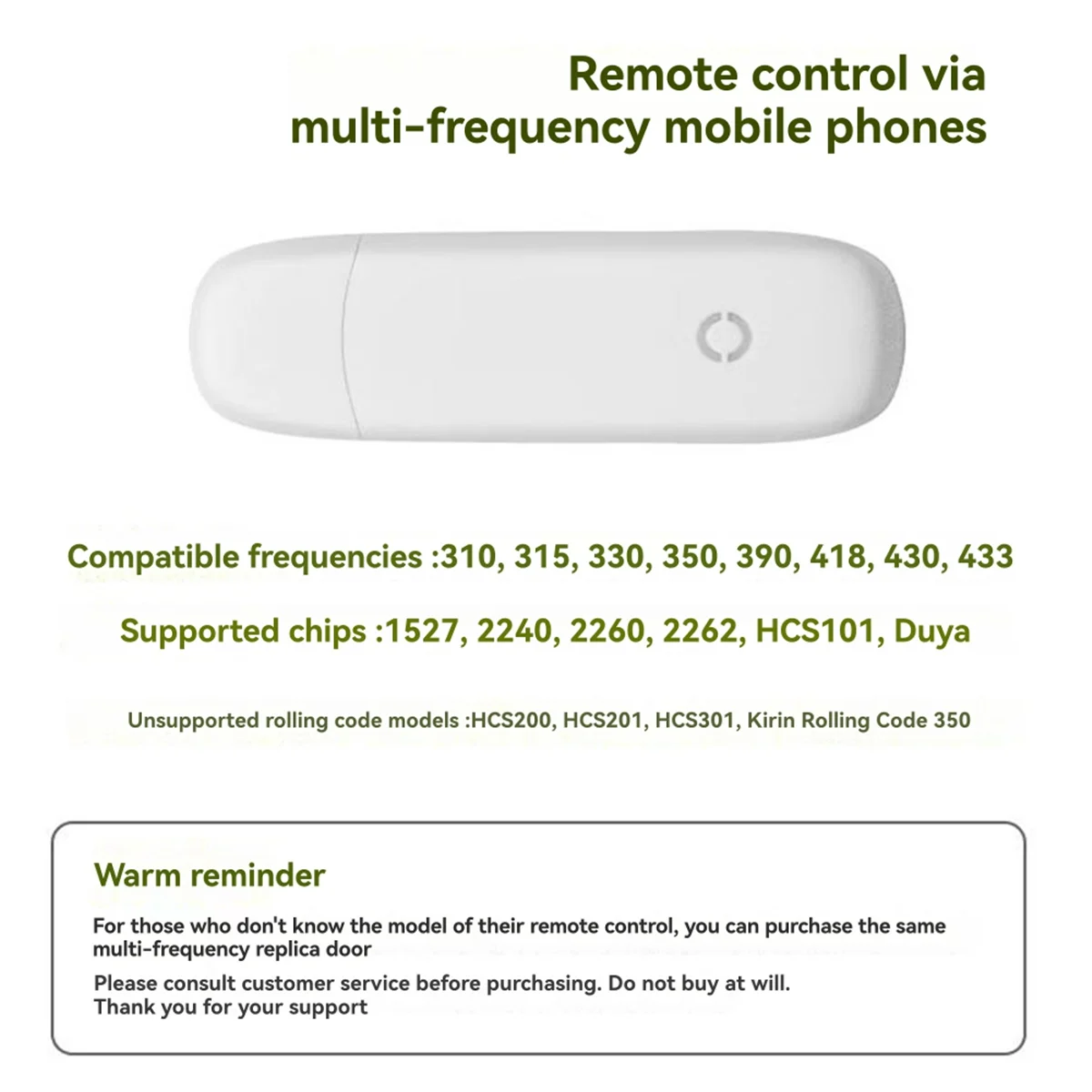 2025 + APP Tür Fernbedienung Rollladen Tür Garage Tür Elektrische Tür Fernbedienung WiFi Multi-Frequenz Universal