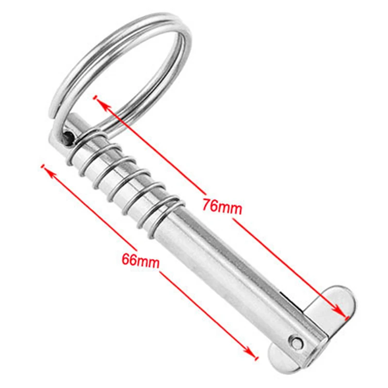 8mm BSET MATEL Marine Grade 316 Stainless Steel Quick Release Pin for Boat Bimini Top Deck Hinge Marine hardware Boa