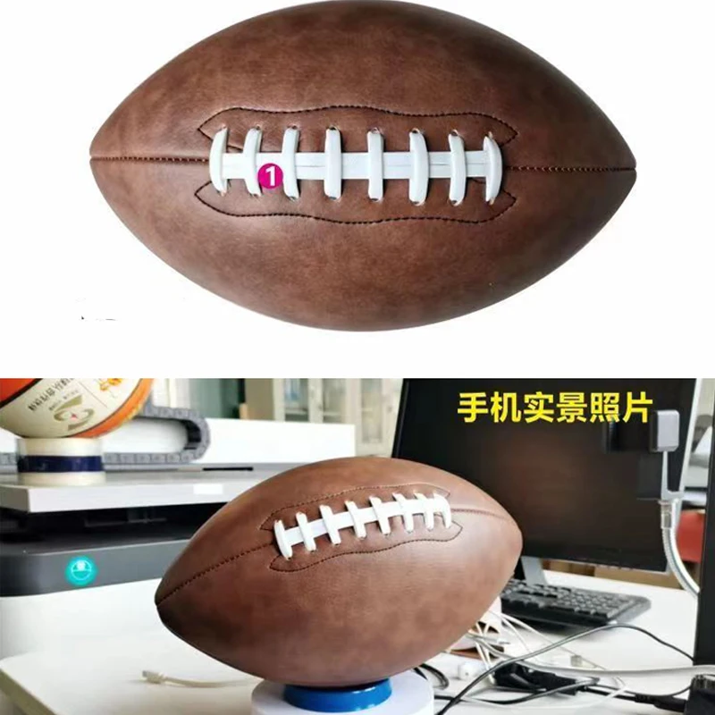 Retro style RugbyBal Official Size 9 ball American Football Resistance Training Campus Team Sports Rugby