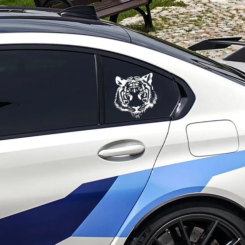 

Wildlife Tiger Vinyl Car Stickers Waterproof for SUV Truck Window Bumper - Tribal Style Adventure Auto Decor Accessories
