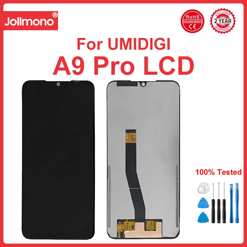 UMIDIGI A9 Pro LCD Display and Touch Screen Digitizer Assembly Replacement Parts for UMIDIGI A9Pro LCD Sensor +Tools