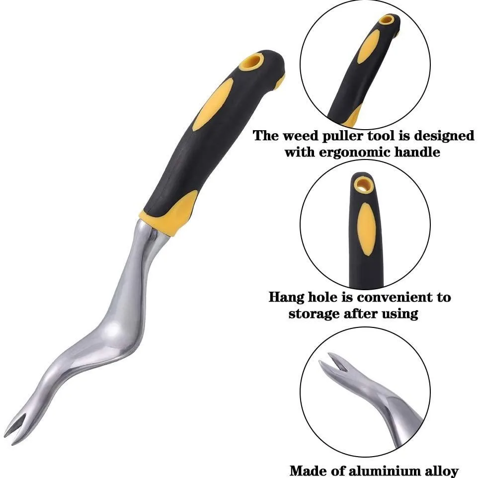 Weeder Tool Weed Puller Tool for Garden Weeding Digger Tool with Ergonomic Handle Weed Farmland Transplantation