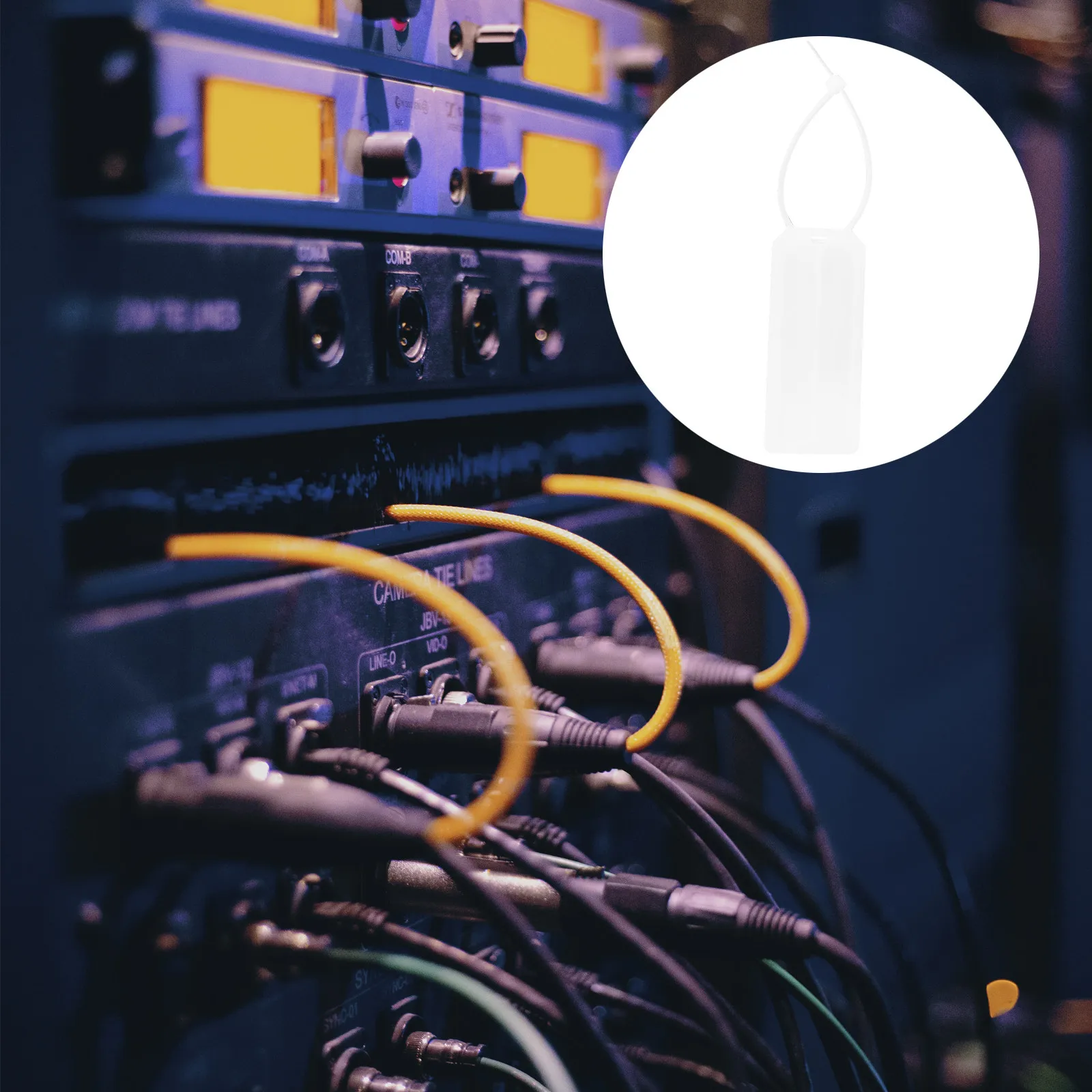 

50 шт. этикеток для кабелей, идентификационные бирки для USB-кабелей, кабелей для зарядки, компьютерных, телевизионных и телефонных кабелей, для организации проводов, из АБС-пластика, многоразовые, с возможностью нанесения надписей