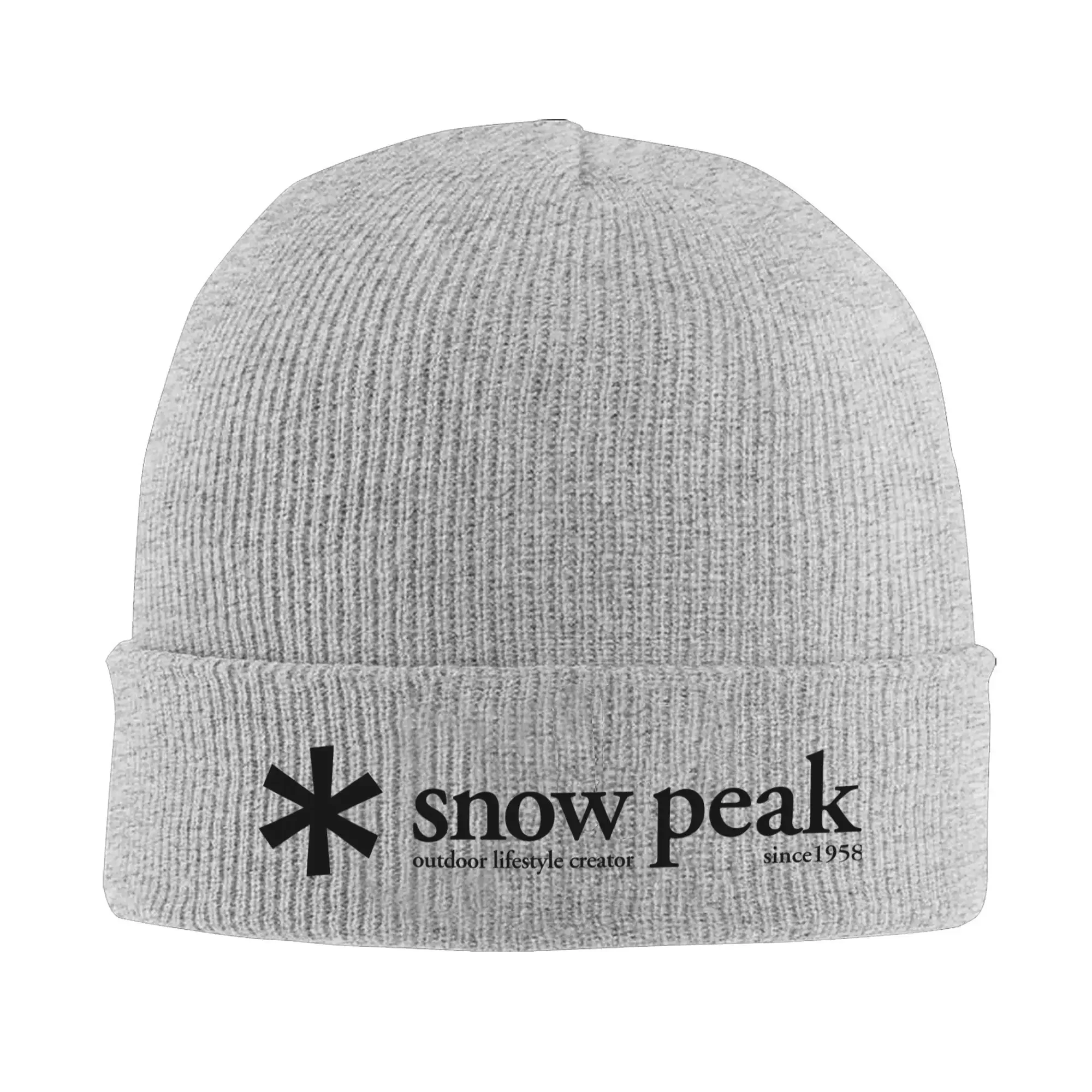 Snow Peaks Sport Hats Autumn Winter Beanie Warm  Caps Men Women Acrylic Knitted Hat