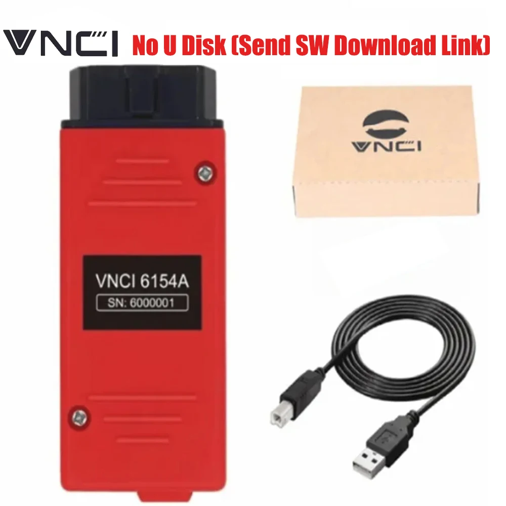 VNCI 6154A VNCI6154A Ondersteuning nieuwste versie ODIS-software en CAN FD DoIP-protocol Originele schijf Beter dan SVCI 6154