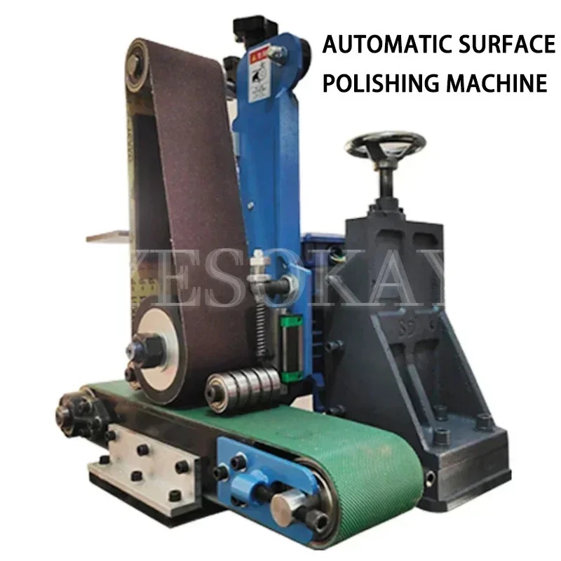 

Fully Automatic Surface Polishing Machine Small Desktop Metal Abrasive Belt Grinding and Rust Removal Stainless Steel Plate2.2KW