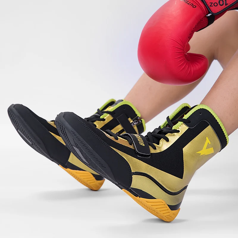 Professional Boxing Shoes Girl with Non-Slip Sole and Breathable Design Comprehensive Training Shoe Women\'s Fighting Competition