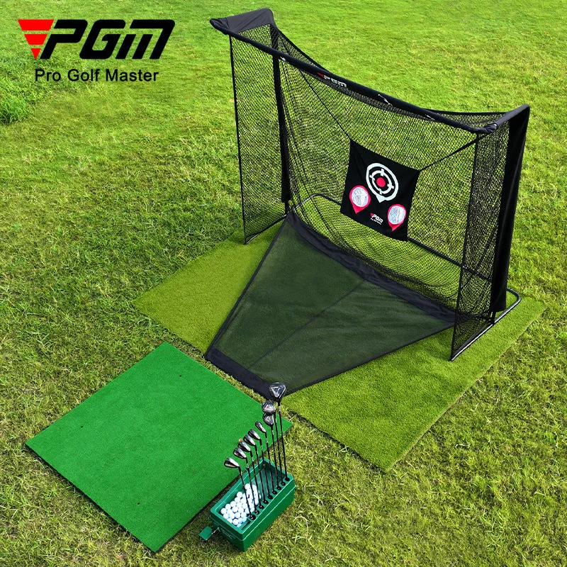 PGM Indoor Golf Practice Network Automatic Return Swing Cutting Rod Strike Cage Serving Machine Material Training Set