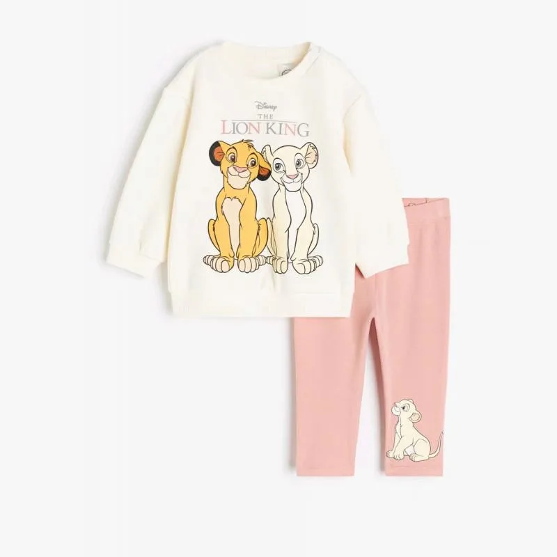 Long Sleeve Cartoon Sweatshirt Outfits New Boys Girls Spring Autumn Clothes Two Piece Sets For Kids Full Print Hoodies+pants