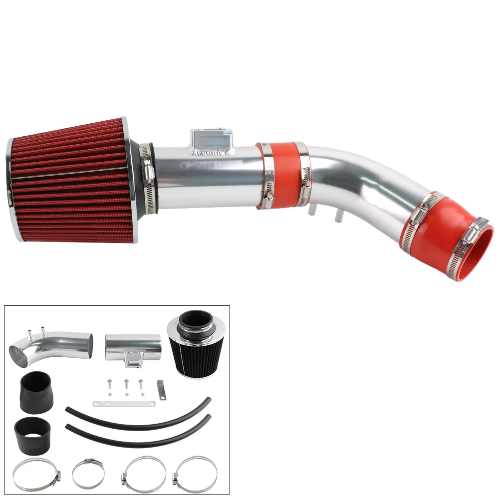 Air Intakes Parts Short Ram Air Intake Kit & Filter Replacement For 04-07 Honda Accord DX/LX/EX/SE 2.4L L4 Installation DIY