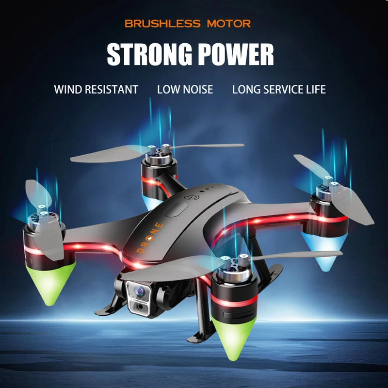 2.4G RC Drone 8K Dual กล้องรีโมทคอนโทรล Quadcopter 360 พลิก FPV WIFI การส่งผ่านแบบเรียลไทม์โหมด Headless Dron ของขวัญ