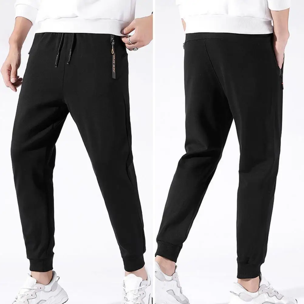 Winter Lambswool Down Pants Warm Thicken Sweatpants Men Fashion Joggers Water Proof Casual Pants Men Brand Plus Fleece Trousers