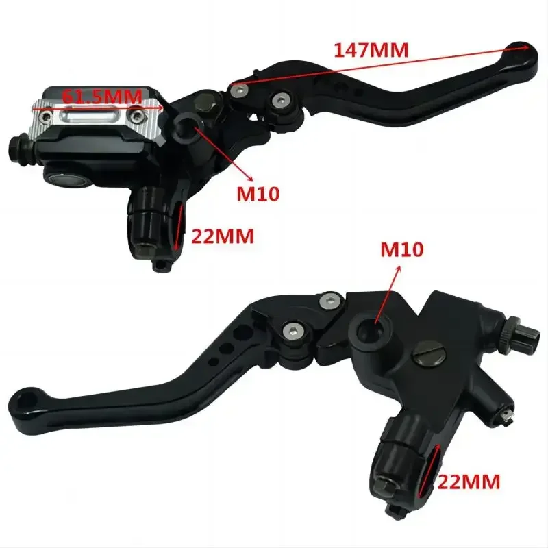 Motorcycle modification accessories Aluminum alloy CNC clutch handle 7/8 brake upper pump with throttle handle combination