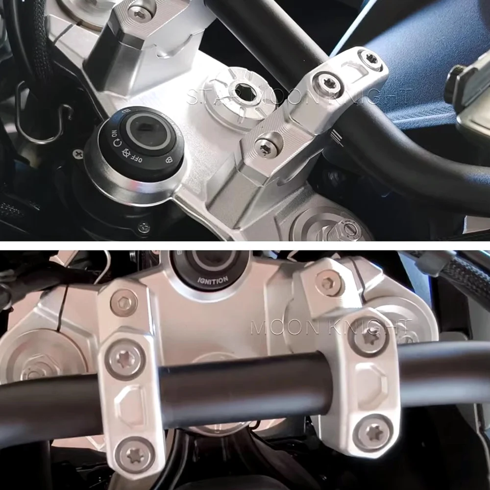 Handlebar height code modification For VOGE DS900X DSX900 the handlebar is raised 3cm and then moved 2.5cm to raise accessories