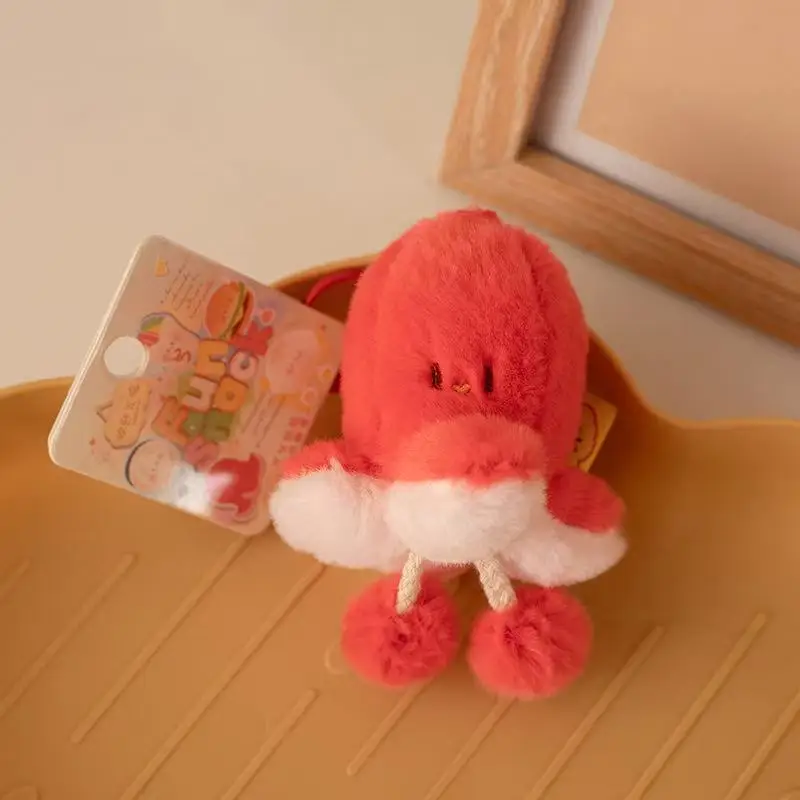 

8cm New Simulated Food Backpack Pendant Doll Stuffed Plush Toy Cartoon Anime Cute and Elegant Children's Birthday Gift Fun Doll