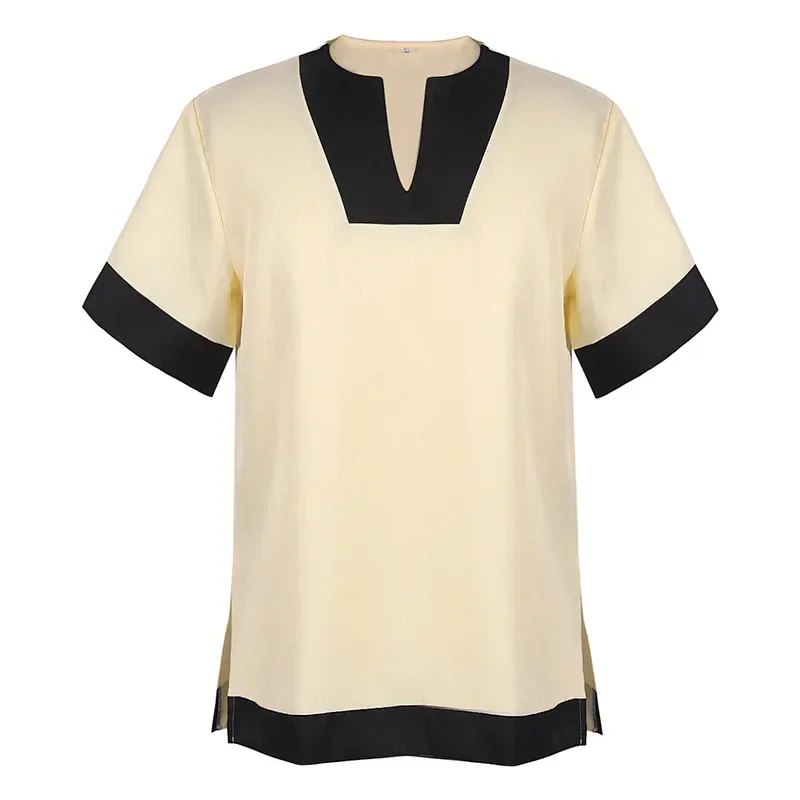 

Mid-century Renaissance Vintage Shirt Short Sleeve Top For Men
