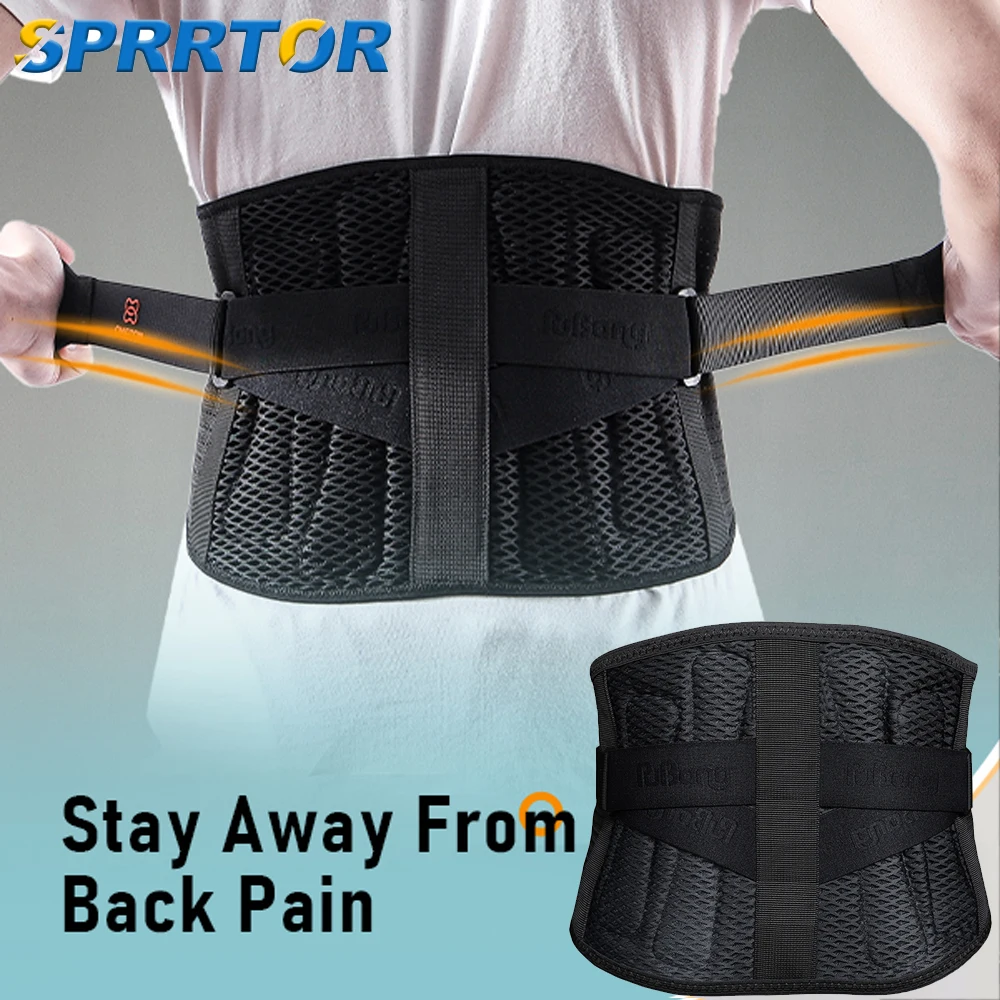 

Back Braces for Lower Back Pain Relief,Waist Support Belt for Work,Lumbar Support Belt with 4 Stays for Sciatica,Scoliosis