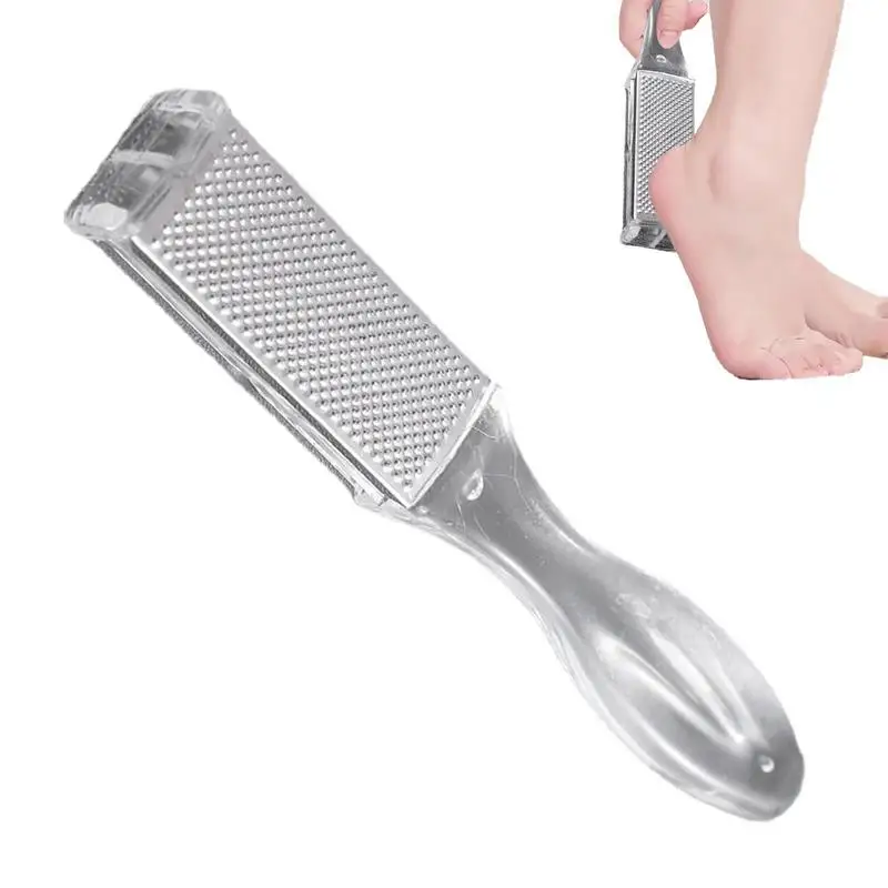 Foot Scraper For Callus Removal Foot Scrub Brush Double-sided Heel Grinder Pedicure Foot File Cuticle Cleaner Remove Dead Skin