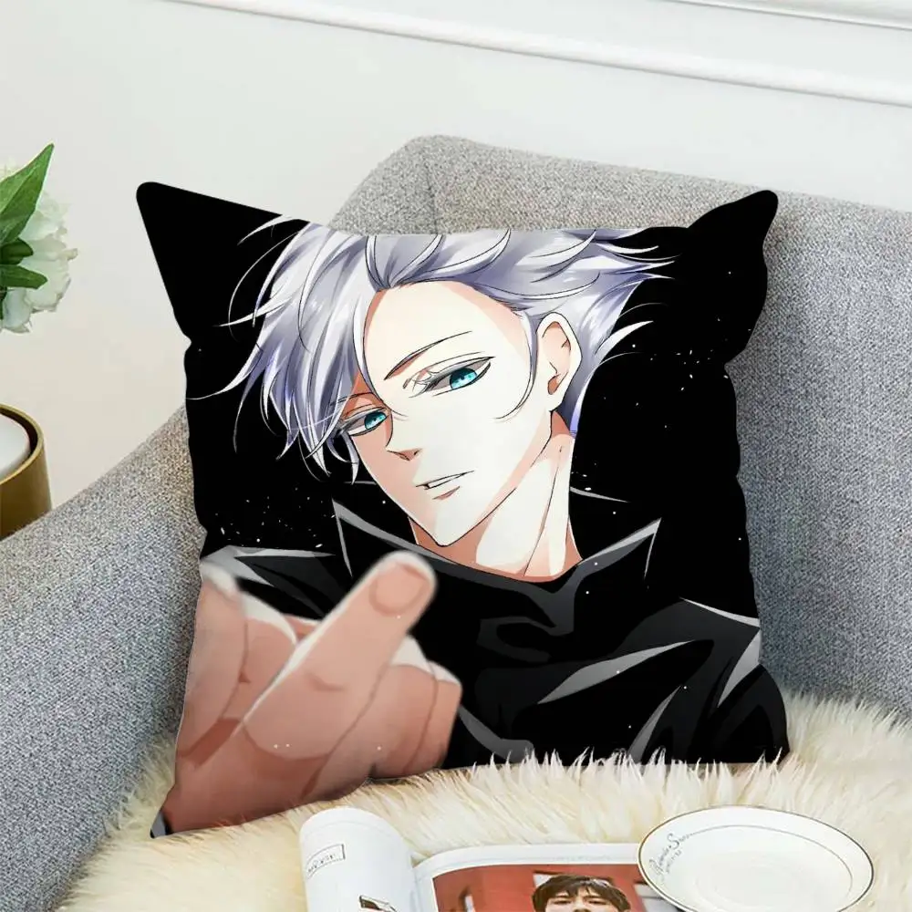 

Jujutsu Kaisen Pillow Case Double-Sided Printing Cushion Cover 45x45 Decorative Cushions Sofa Home Decor Soft Pillowcase
