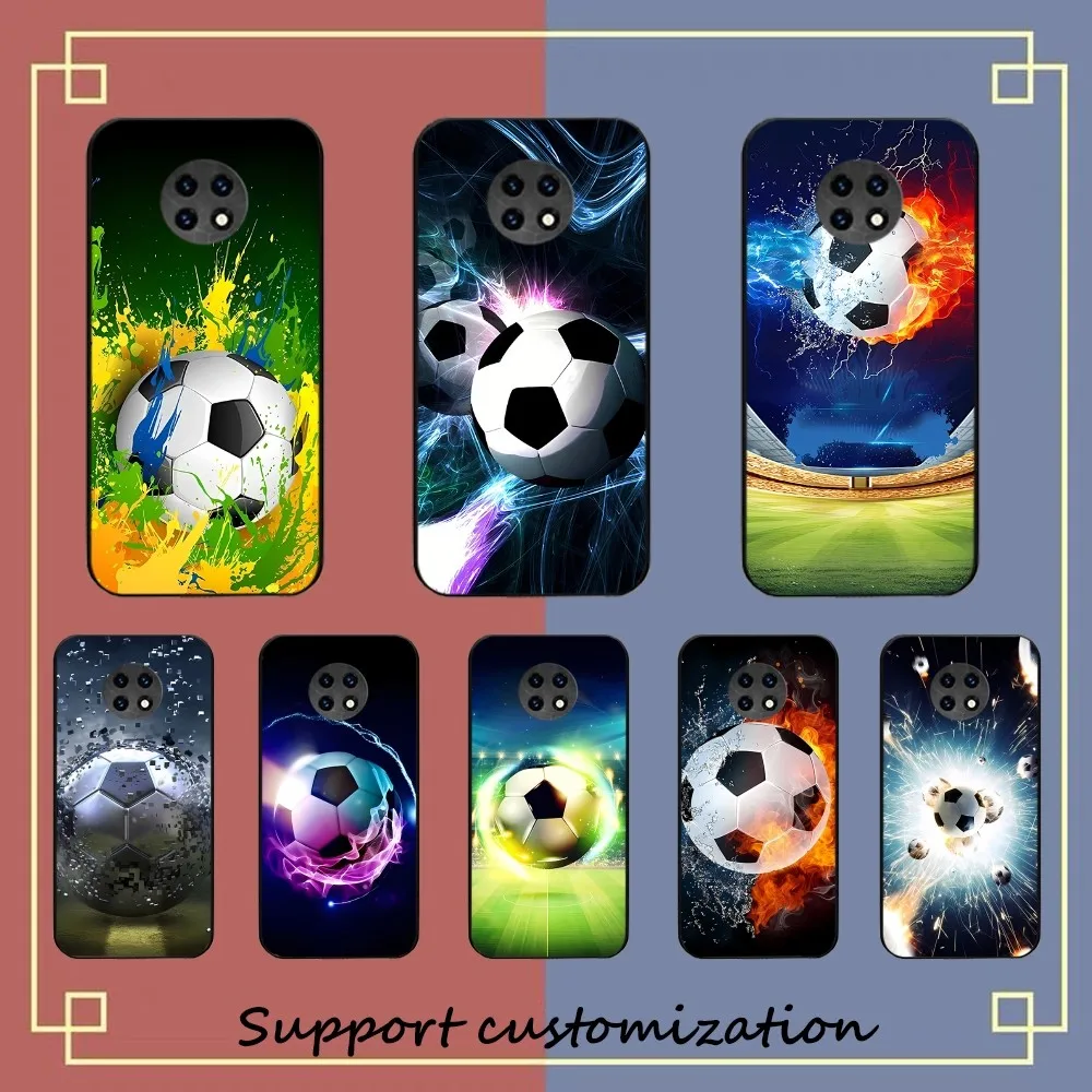 

Football soccer ball design Phone Case For Redmi Note 4 X 5 A 6 7 8 T 9 9S 10 11 11S 11Epro Poco M3 pro