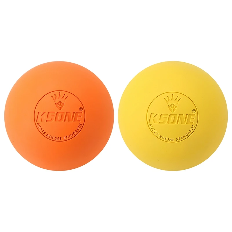 

KSONE 2PCS Massage Ball 6.3Cm Fascia Ball Lacrosse Ball Muscle Relaxation Pain Relief Portable Physiotherapy Ball 6 & 1