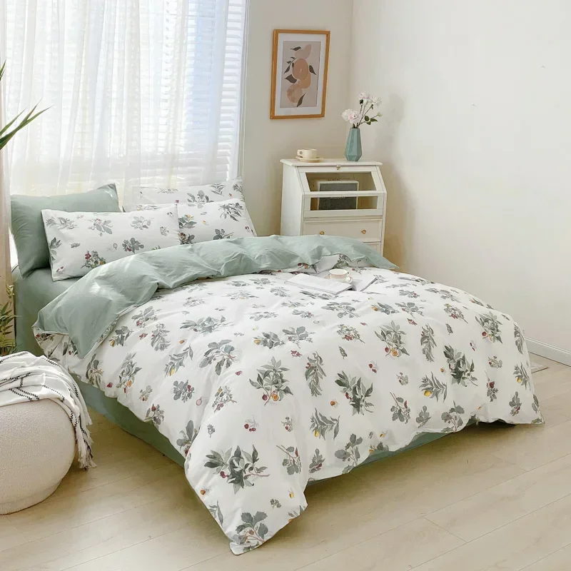 50 Thread Printing 13372 Air Jet Duvet Cover Queen King Size Comforter Cover European And Korean Style Series