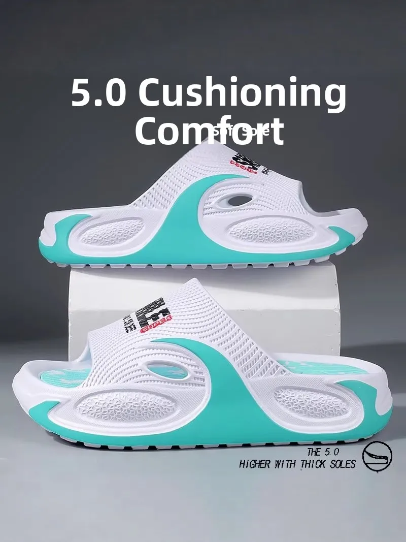 Men's Summer New 2026 Trendy Brand Basketball Sports Casual Anti-slip Beach Sandals Soft Bottom Slip-On Shoes Daily Leisure