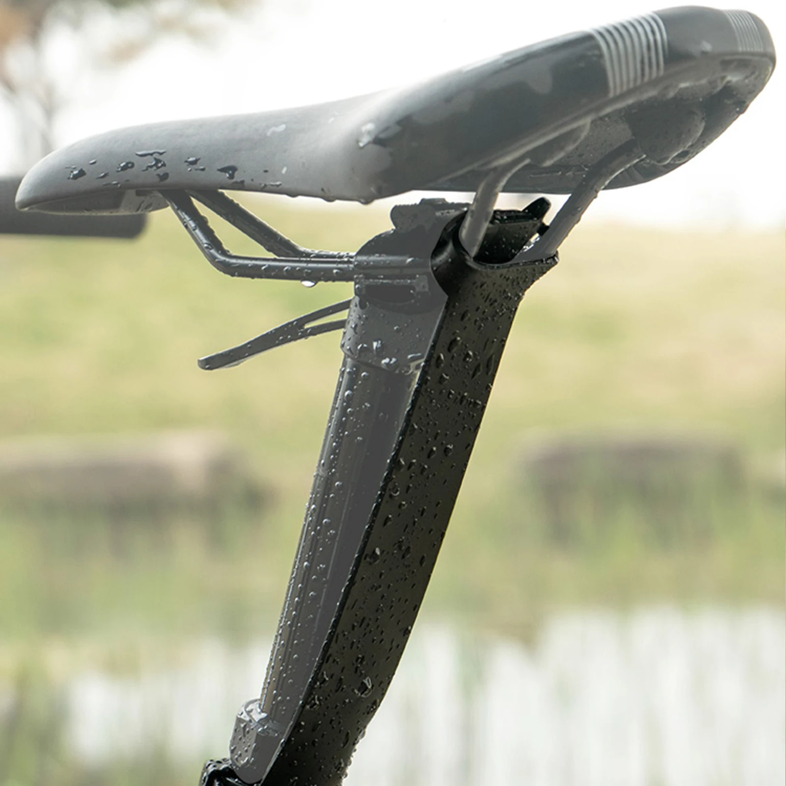 

Bike Seatpost Mudguard Adjustable Bicycle Dropper Seatpost Protector Easy To Install Bicycle Seat Tube Mudguard for Bike Debris