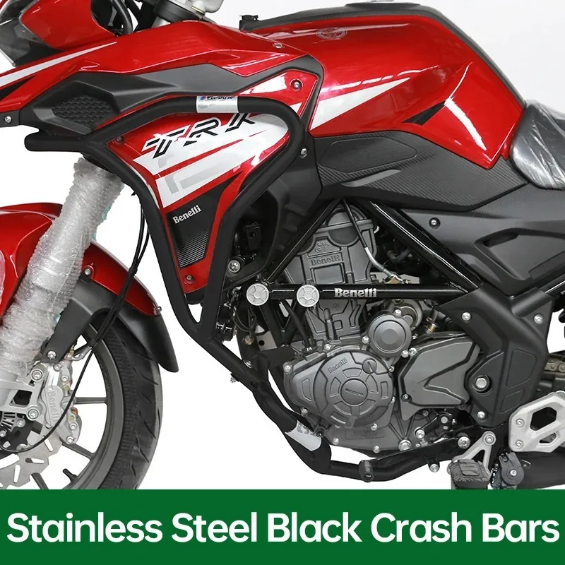 

Motorcycle Highway Engine Guard Crash Bar Fairing Protector Engine Guard Steel Bumper Accessories for Benelli TRK251