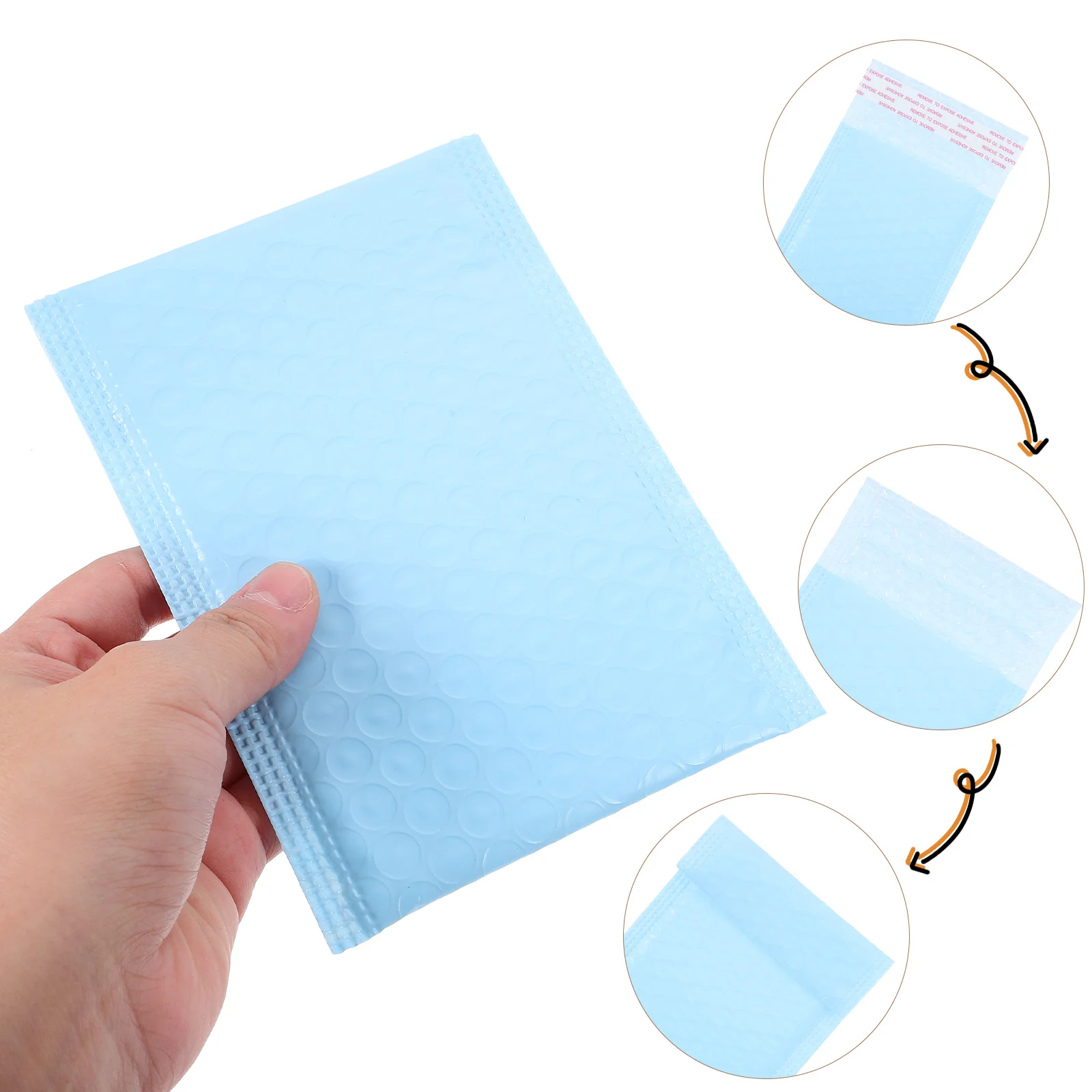 

100Pcs Gift Packaging Bags Multi-Function Wear-Resistant Mailing Bags Strong Adhesive Shipping Supply for Clothes Blanket