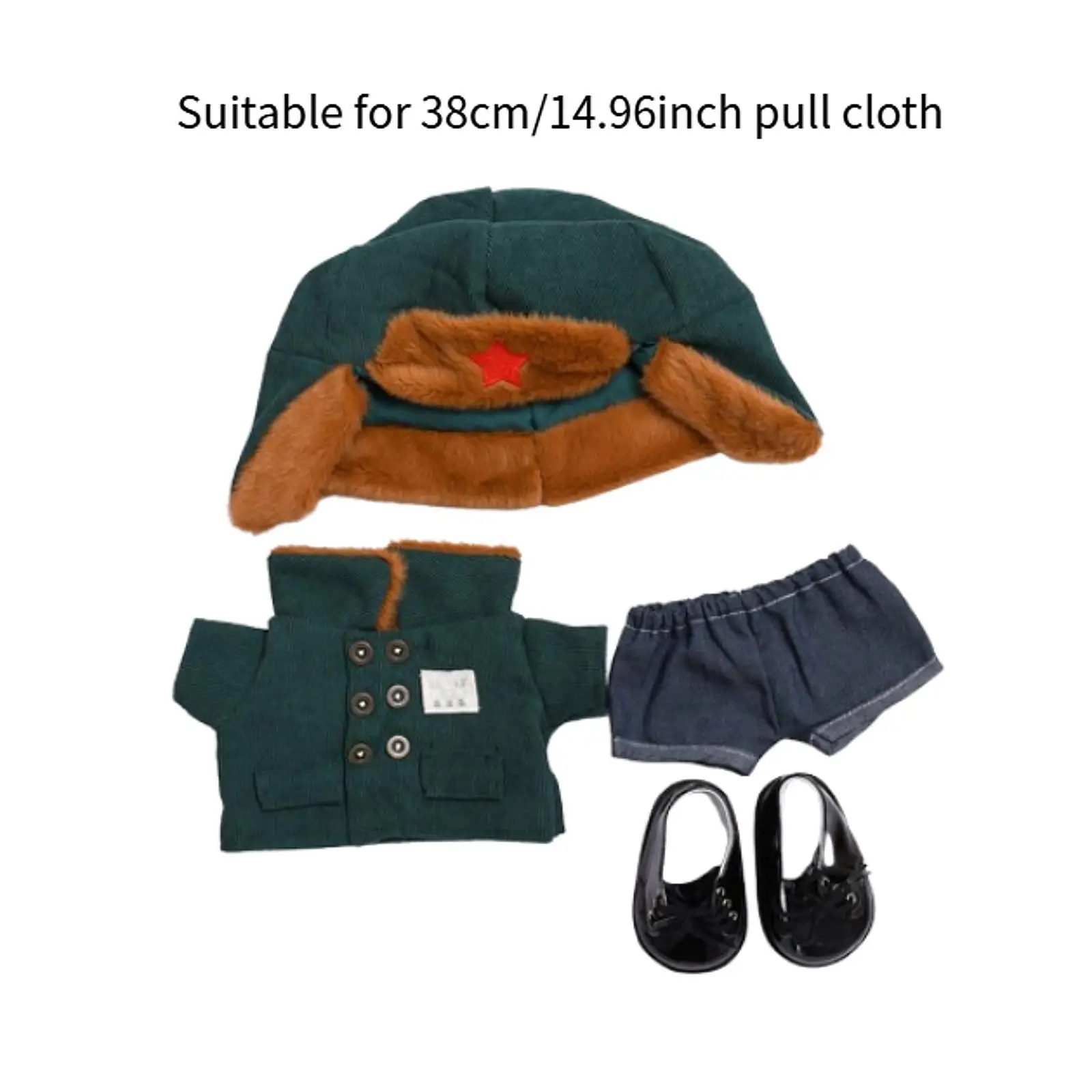 Fashion Doll Clothes Comfort Gifts Stylish DIY Supplies Accessories 38cm Doll Coat Outfit Doll Costume for 38cm Dolls Girl Dolls