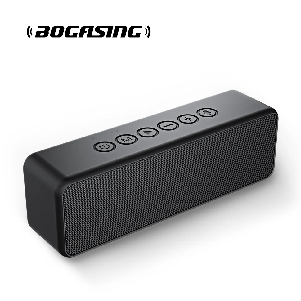 

BOGASING M6 Bluetooth Speaker Super Bass 30W Output Power Bluetooth Speaker With IPX7 Waterproof Performace Camping Speaker