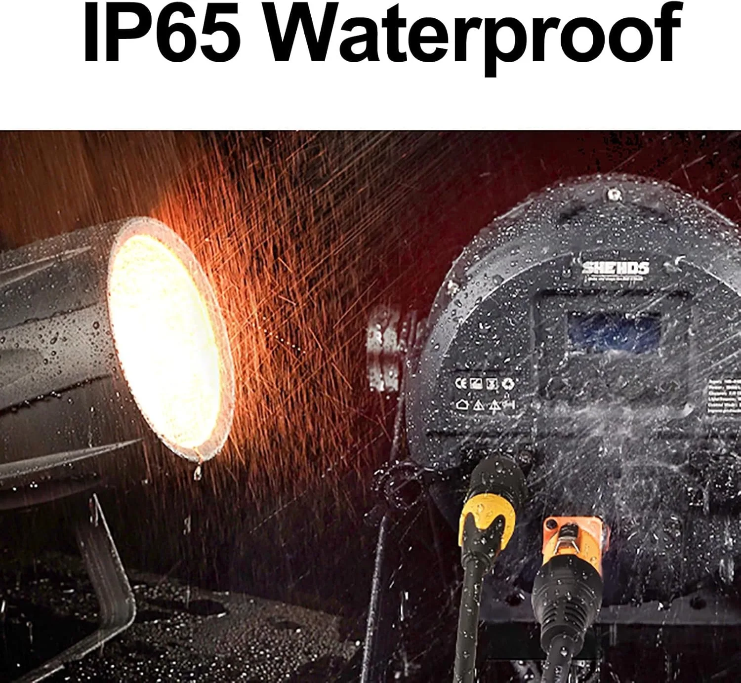 

IP65 Outdoor LED Par Can 300W RGBW Zoom Stage Light Wash Strobe DMX512 Sound Control Aluminum Housing DJ Lighting